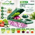 16-Piece Multi-Function Vegetable Chopper Slicer & Dicer Set - Vegetable Chopper