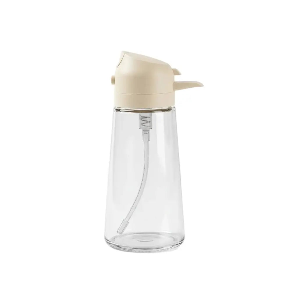 2-in-1 Olive Oil Dispenser & Sprayer Bottle (470ml) - White - Kitchen Tools & Gadgets