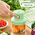 250ml USB Rechargeable Mini Food & Vegetable Chopper - Electric Chopper