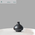 Creative Ceramic Vases For Living Room Decoration Accessories - Black - Home Essentials