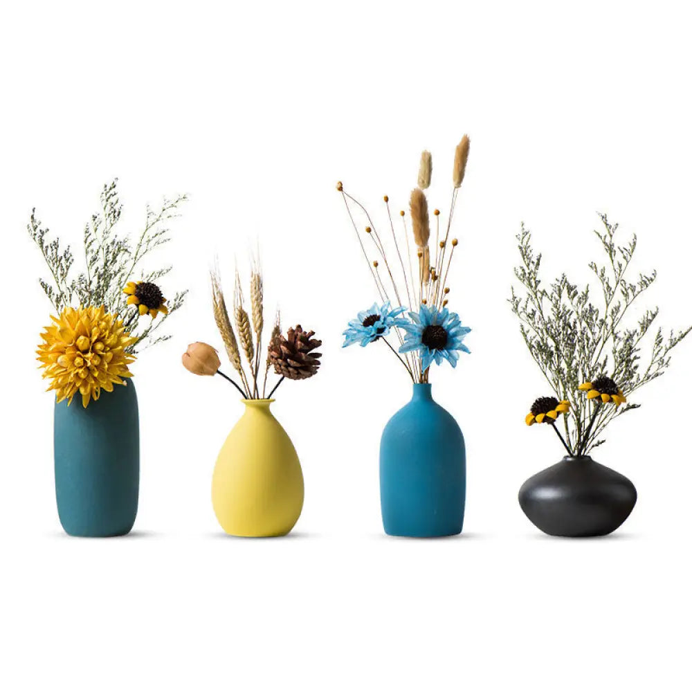 Creative Ceramic Vases For Living Room Decoration Accessories - Home Essentials