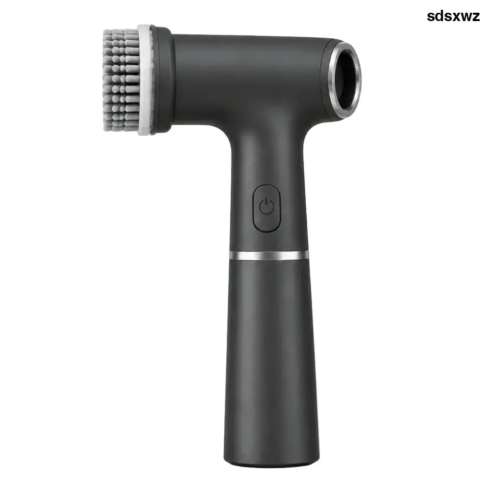 Electric Rotating Shower Scrubber - Grey - Cleaning Tools