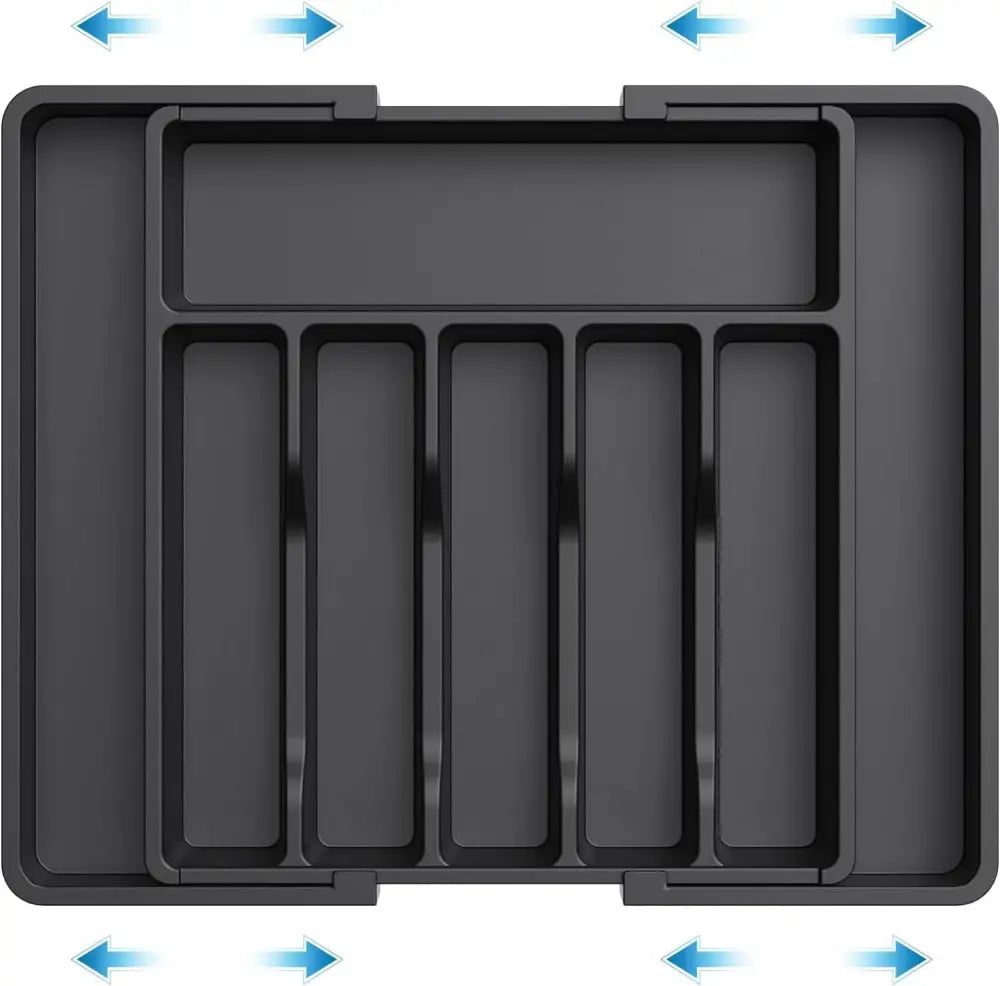 Extendable Cutlery Tray – Adjustable Kitchen Drawer Organiser - 1pcs - Extendable Cutlery Tray Kitchen Drawer O