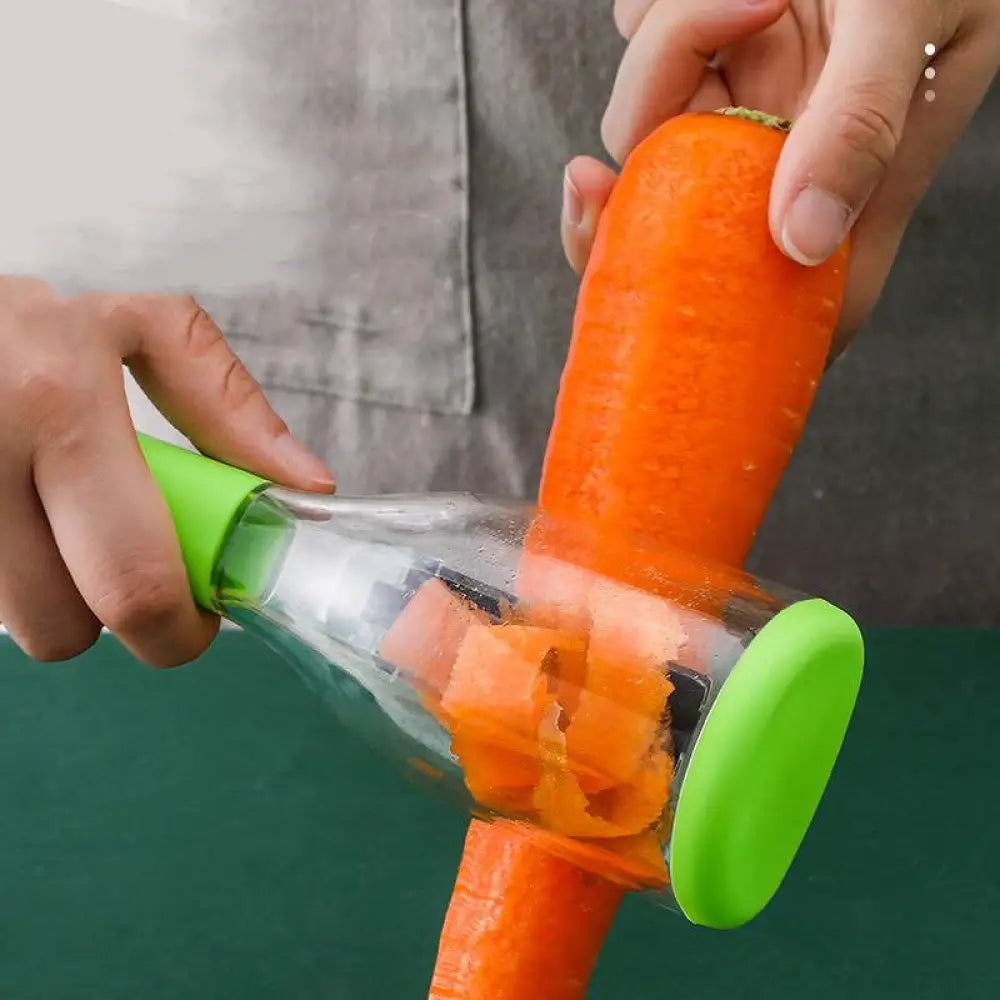 Multifunctional Kitchen Peeler with Storage Tube – Vegetable & Fruit Peeling Tool - Kitchen Peeler