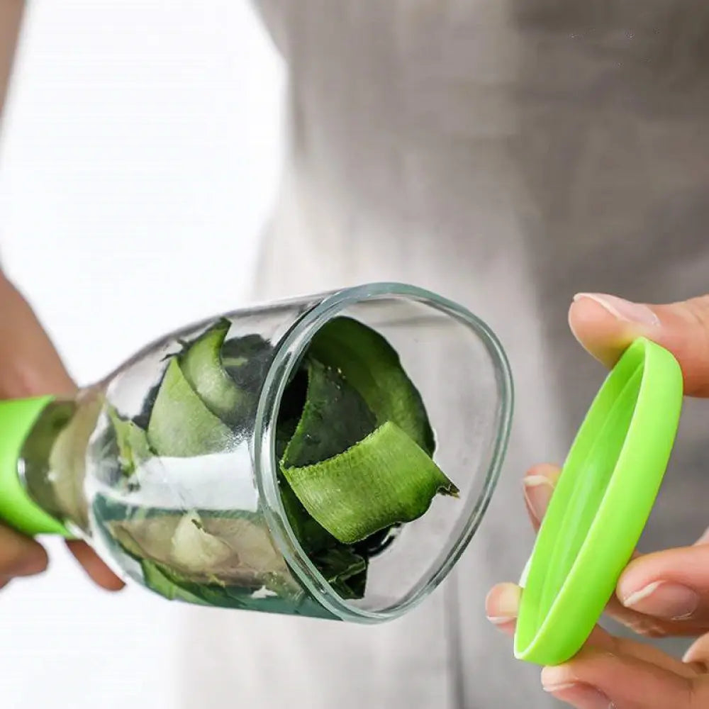 Multifunctional Kitchen Peeler with Storage Tube – Vegetable & Fruit Peeling Tool - Kitchen Peeler