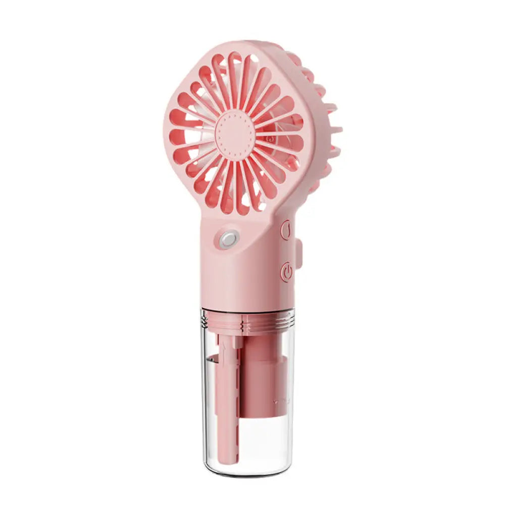 Portable Handheld Spray Fan 4-Speed Water Spray Mist Fan Summer Cooling Artifact USB Charging Summer Supplies Outdoor