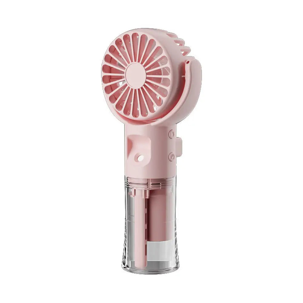 Portable Handheld Spray Fan 4-Speed Water Spray Mist Fan Summer Cooling Artifact USB Charging Summer Supplies Outdoor