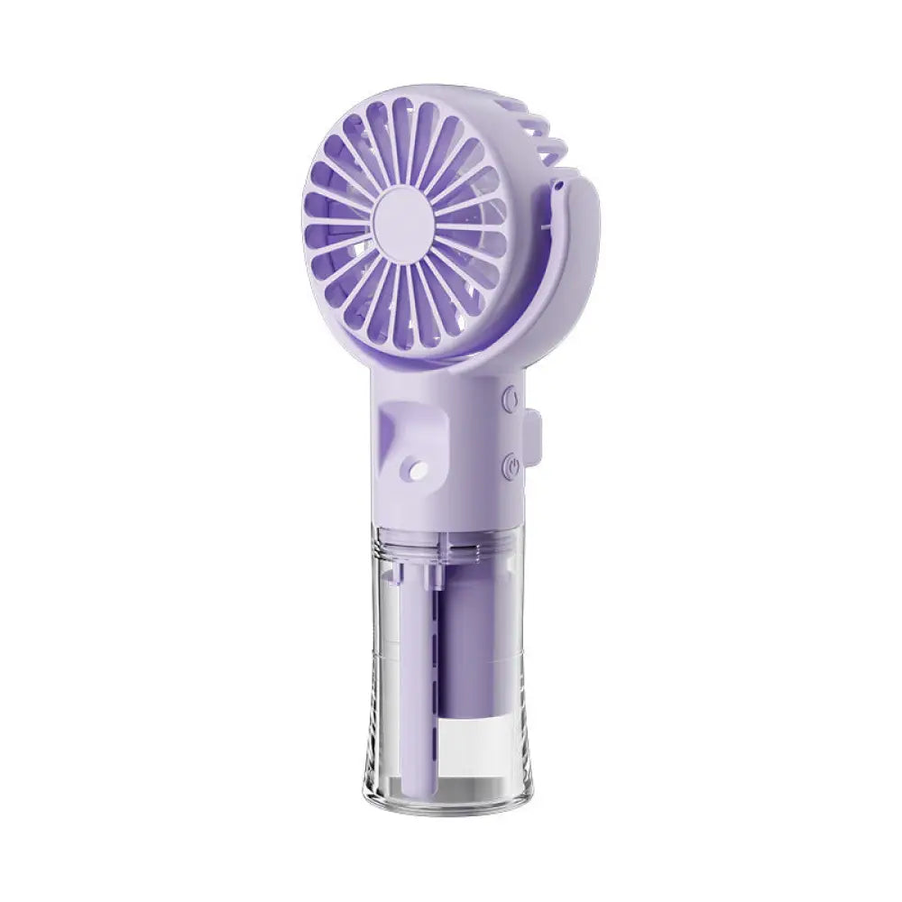 Portable Handheld Spray Fan 4-Speed Water Spray Mist Fan Summer Cooling Artifact USB Charging Summer Supplies Outdoor