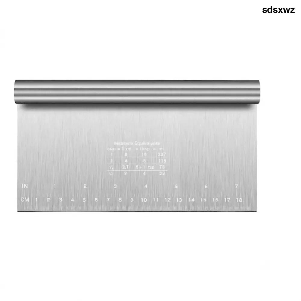 Stainless Steel Dough Scraper & Cake Edge Smoother - 20CM - Kitchen Tools & Gadgets